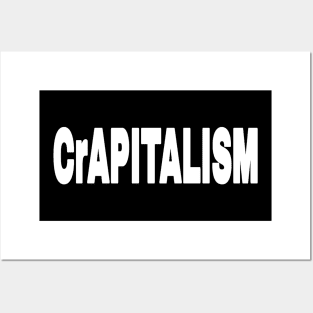 CrAPITALISM - White - Front Posters and Art